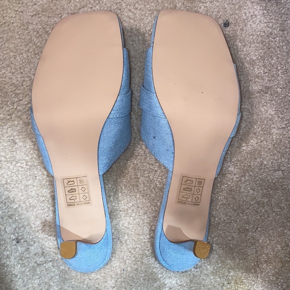 Denim low heels - Picture 3 of 4